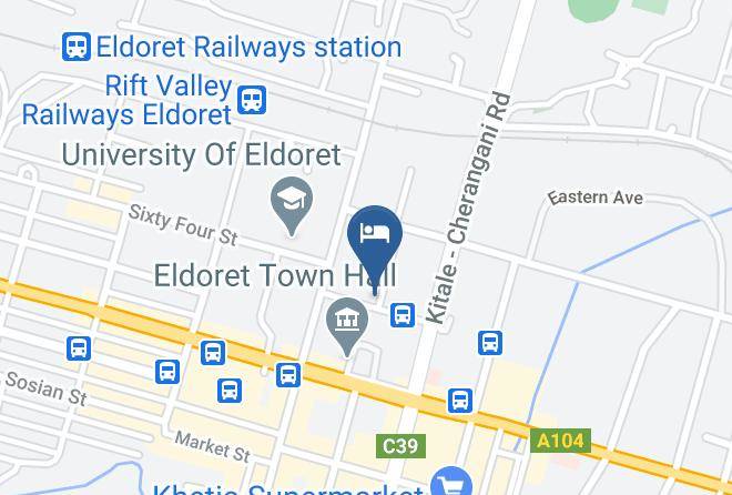 Uasin Gishu - Hotel Goshen Eldoret Maps