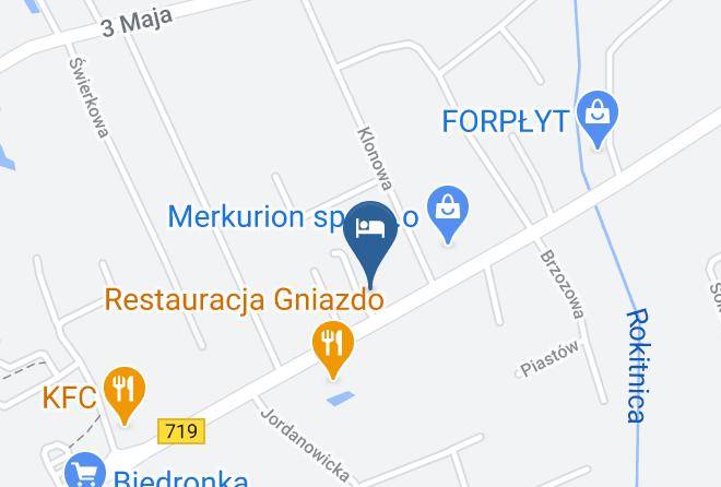 Grodziski - Hotel Gospoda U Czwarnow Maps