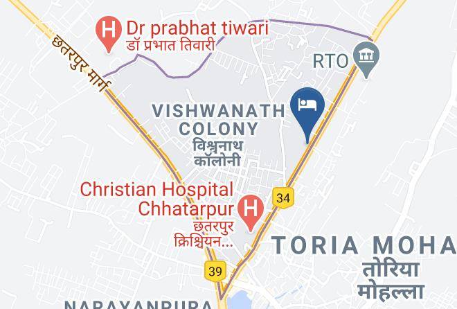 Chhatarpur - Hotel Goswami Palace Maps
