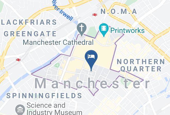 Greater Manchester - Stock Exchange Hotel Maps