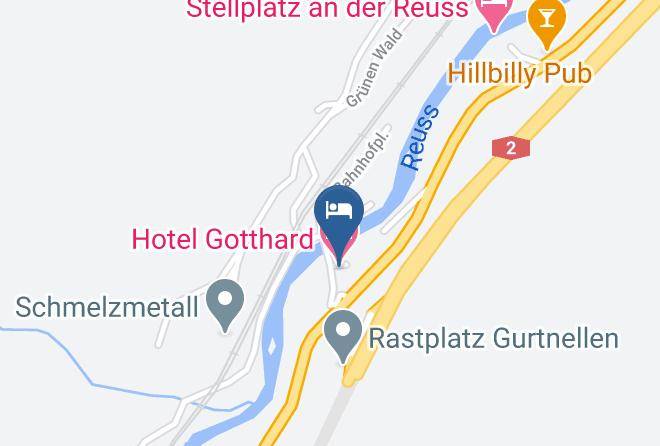 Gurtnellen - Hotel Gotthard Maps
