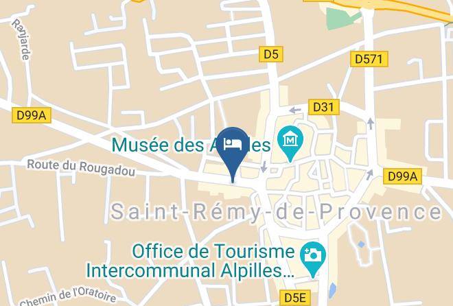 Bouches Du Rhone - Hotel Gounod Saint Remy De Provence Maps
