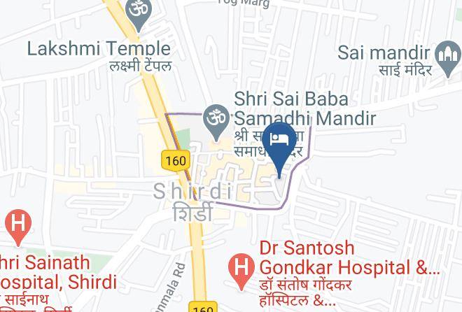 Shirdi - Hotel Gourav Palace Maps