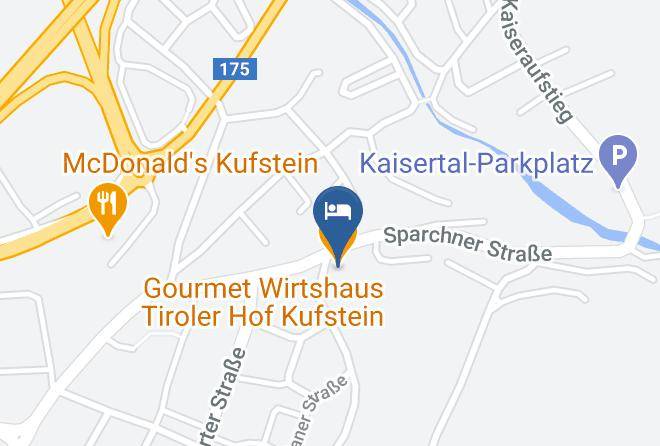 Kufstein - Gourmet Wirtshaus Tiroler Hof Kufstein Maps