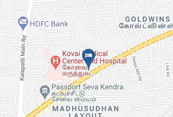 Coimbatore - Hotel Gowtham Maps
