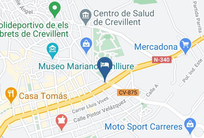 Alicante - Hotel Goya Crevillent Alicante Maps