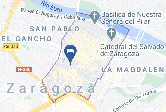 Hotel Goya Zaragoza Map