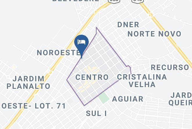 Cristalina - Hotel Goyas Maps