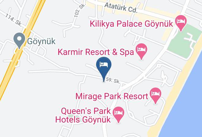 Hotel Goynuk Map
