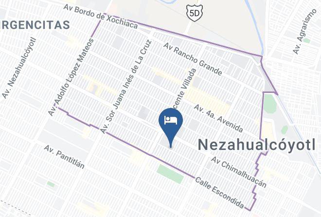 Ciudad Nezahualcoyotl - Hotel Goza Pacific Maps