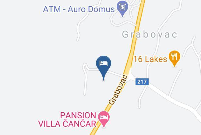 Rakovica - Hotel Grabovac Maps