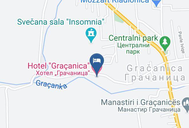 Gracanica - Hotel Gracanica Maps