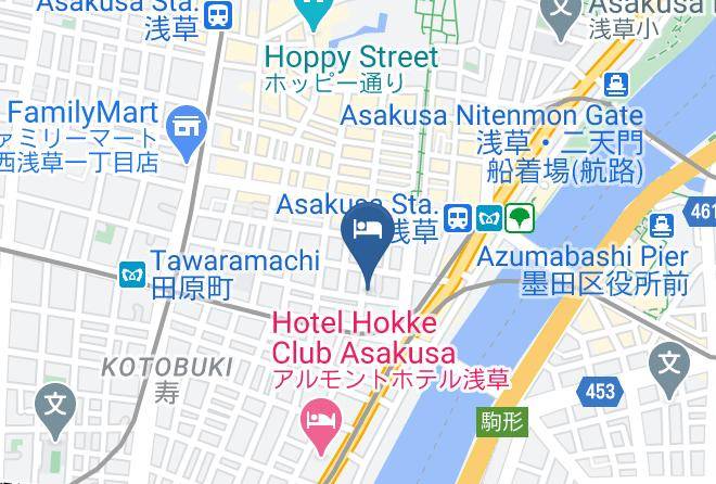 Taito Ward - Hotel Gracery Asakusa Maps