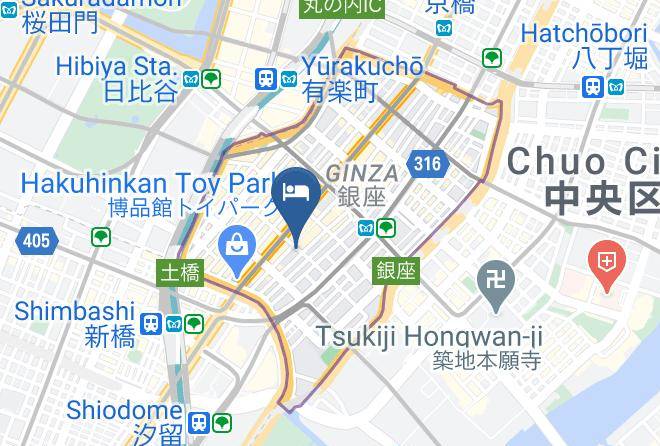 Chuo Ward - Hotel Gracery Ginza Maps