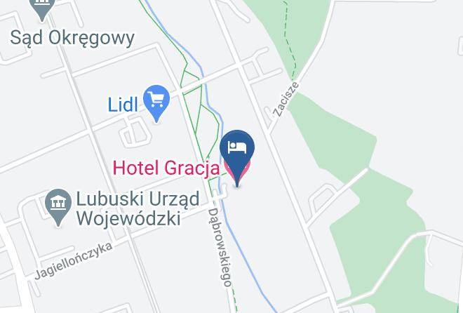 Gorzow Wielkopolski - Hotel Gracja Maps