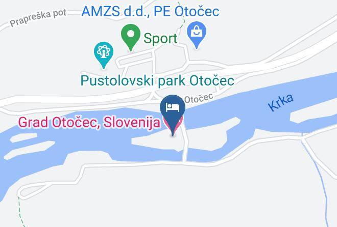 Novo Mesto - Hoteli Otocec Maps