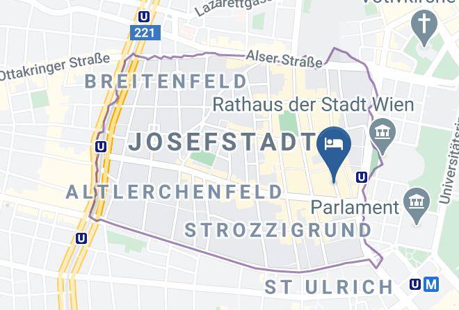Vienna Josefstadt - Hotel Graf Stadion Maps