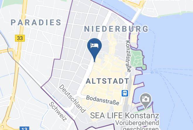 Constance - Hotel Graf Zeppelin Maps