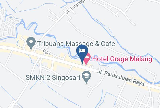 Malang Regency - Hotel Grage Malang Maps