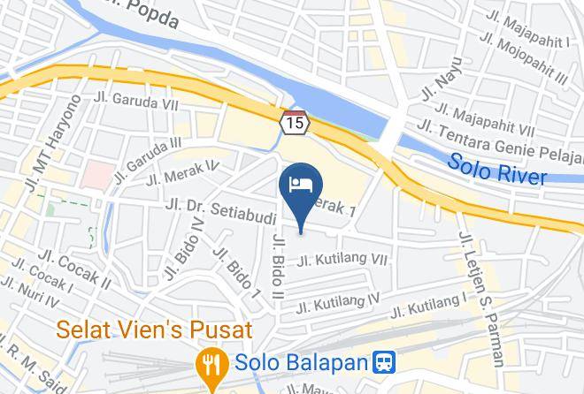 Surakarta - Hotel Graha Indah Maps