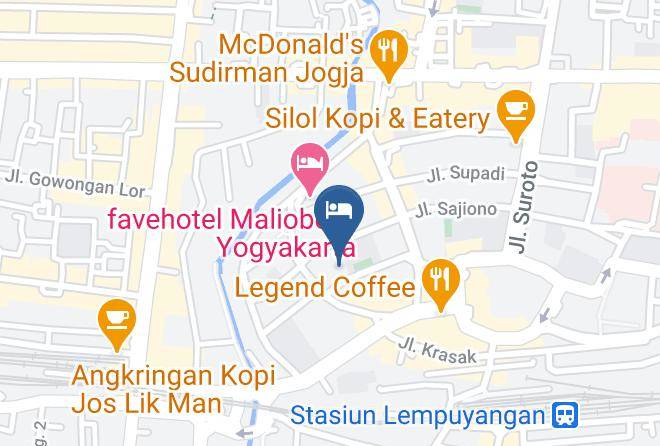 Kota Yogyakarta - Hotel Graha Kinasih Kotabaru Maps