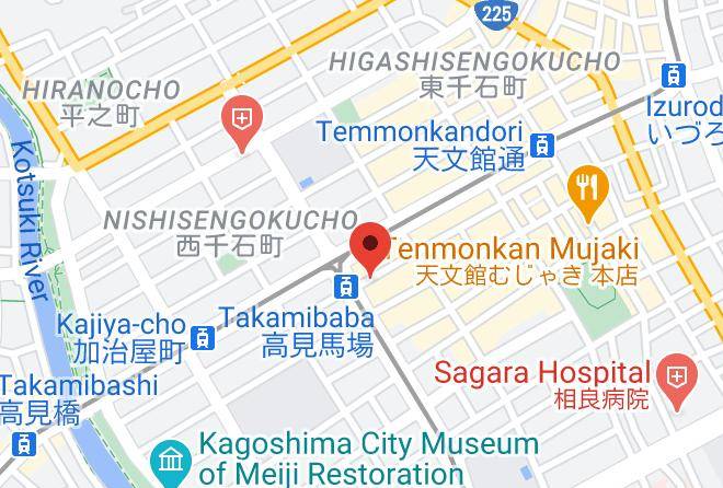 Hotel Gran Cerezo Kagoshima Map