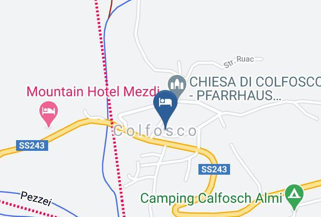 Bolzano - Hotel Gran Ciasa Maps