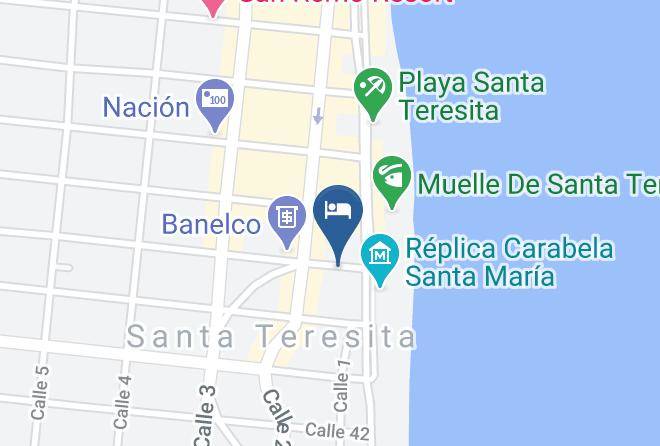 Mar Del Tuyu - Hotel Gran Continente Maps