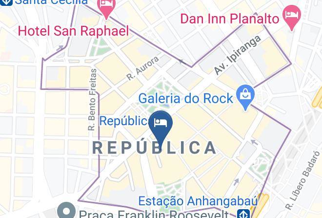 Sao Paulo Republica - Hotel Gran Corona Maps