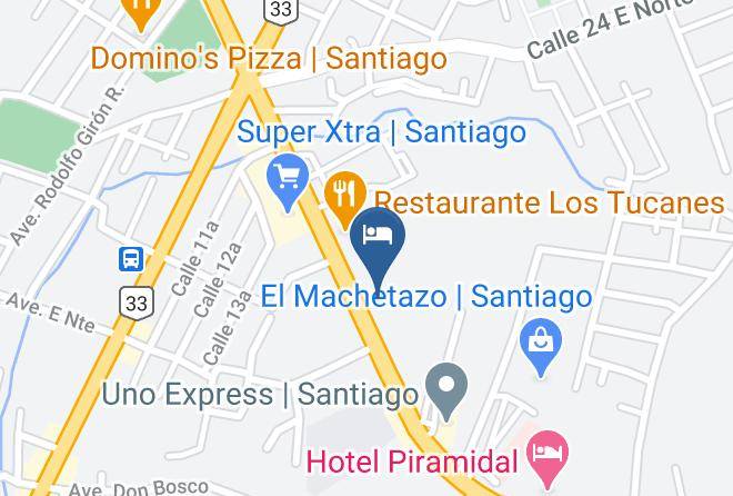 Santiago - Hotel Gran David Maps