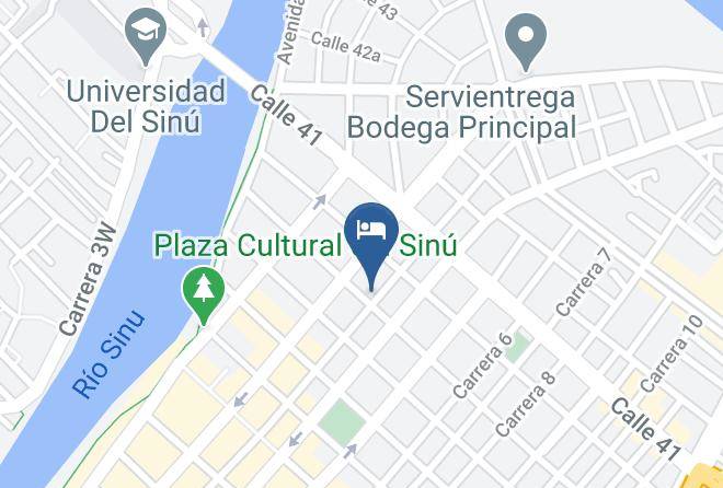 Monteria - Hotel Gran Diamante Monteria Maps