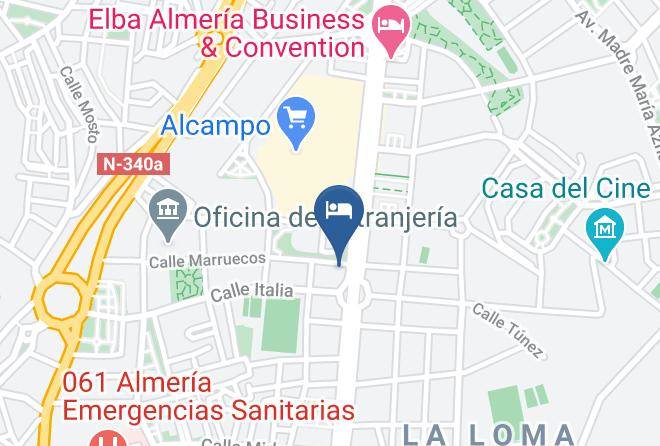 Almeria - Hotel Gran Fama Maps