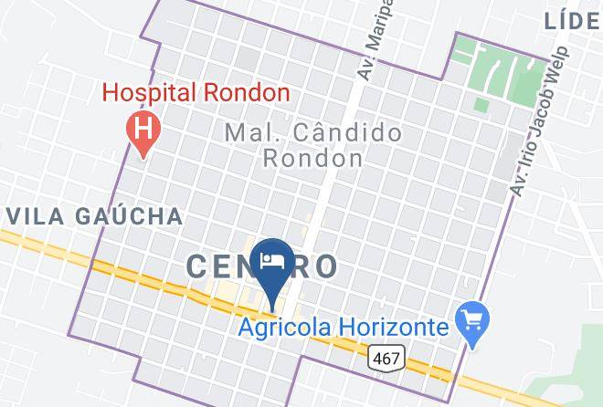 Marechal Candido Rondon - Hotel Gran Fenicia Marechal Maps