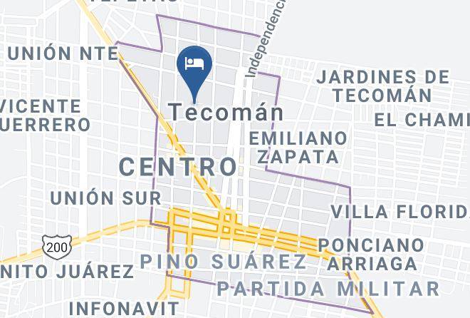 Tecoman - Hotel Gran Fenix Maps