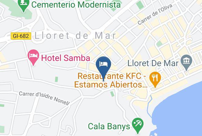 Hotel Gran Garbi Map