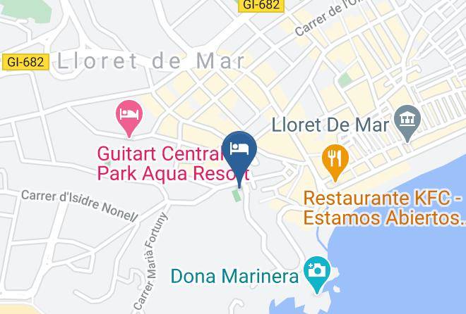 Girona - Hotel Gran Garbi Mar Maps