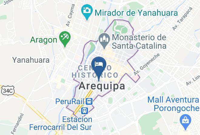 Arequipa - Hotel Gran Hotel Maps