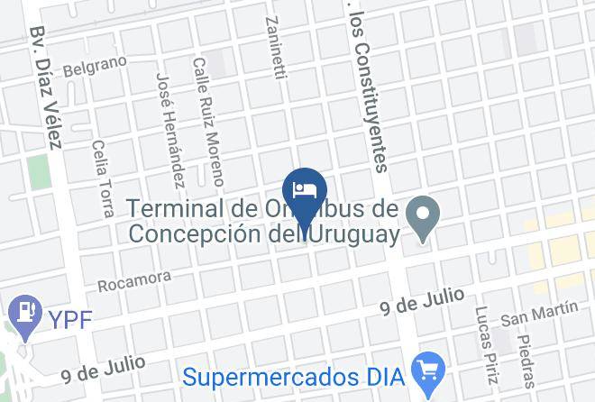 Concepcion Del Uruguay - Hotel Gran Litoral Maps