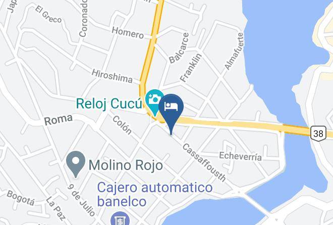 Santa Maria Department - Hotel Gran Lourdes Maps