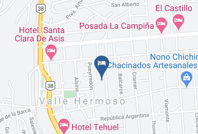 Punilla Department - Hotel Gran Lucerna Maps