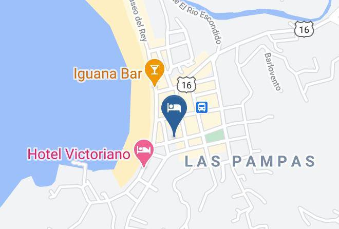 San Juan Del Sur - Hotel Gran Oceano Maps