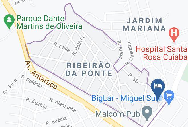 Cuiaba - Hotel Gran Odara Maps