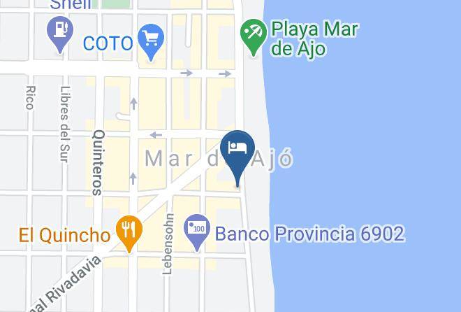 Mar Del Tuyu - Hotel Gran Playa Maps