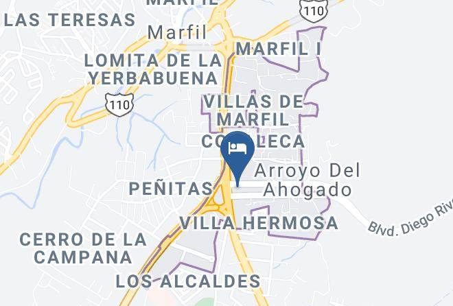 Guanajuato Burocrata - Hotel Gran Plaza Maps