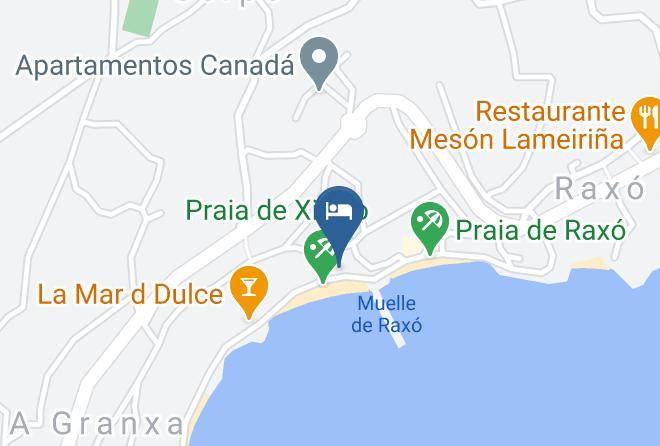 Pontevedra - Hotel Gran Proa Raxo Hotel De Playa En Rias Baixas Maps