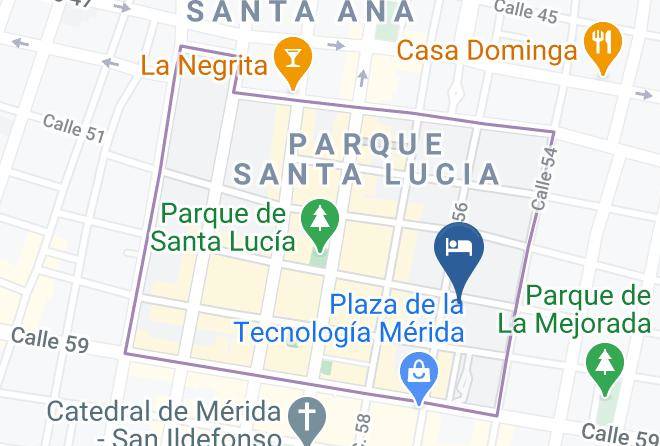 Merida - Hotel Gran Real Yucatan Maps