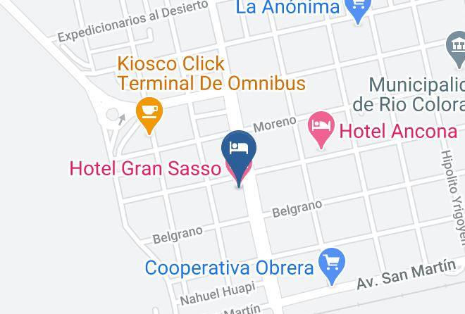 Pichi Mahuida - Hotel Gran Sasso Maps