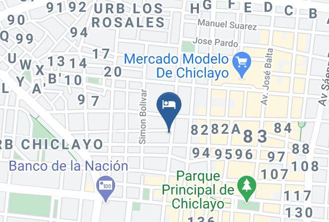 Chiclayo - Hotel Gran Sipan Maps
