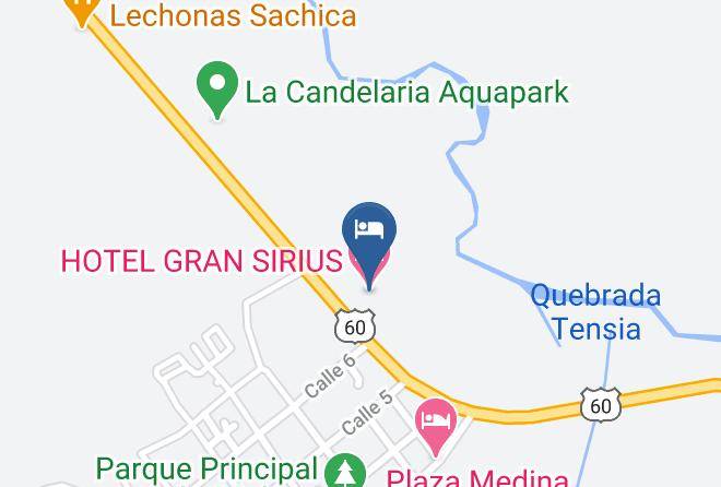 Hotel Gran Sirius Map - Boyaca - Sachica
