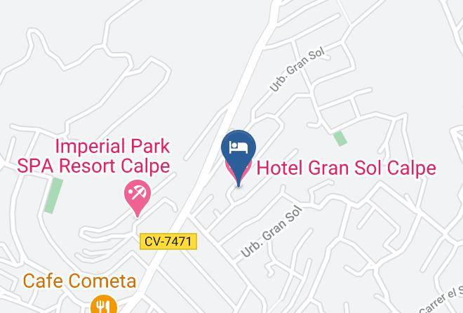 Alicante - Hotel Gran Sol Calpe Maps